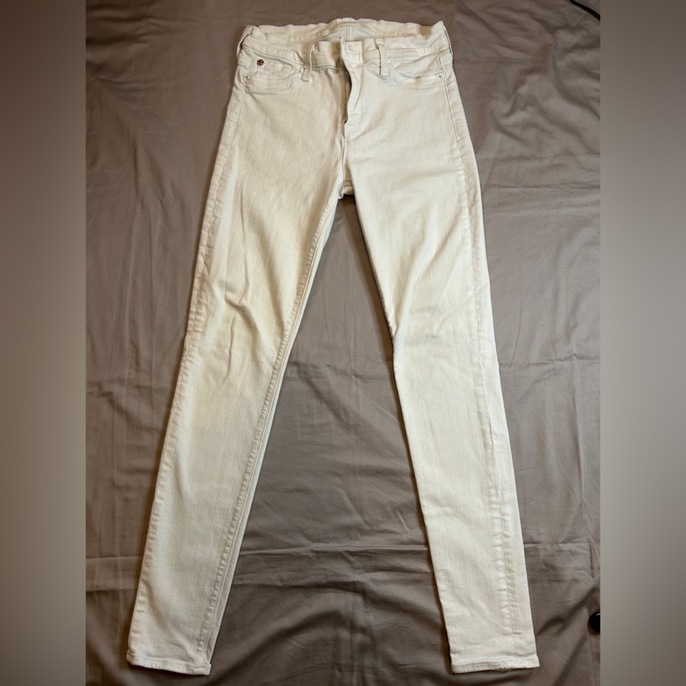 Hudson white skinny jeans Size 29